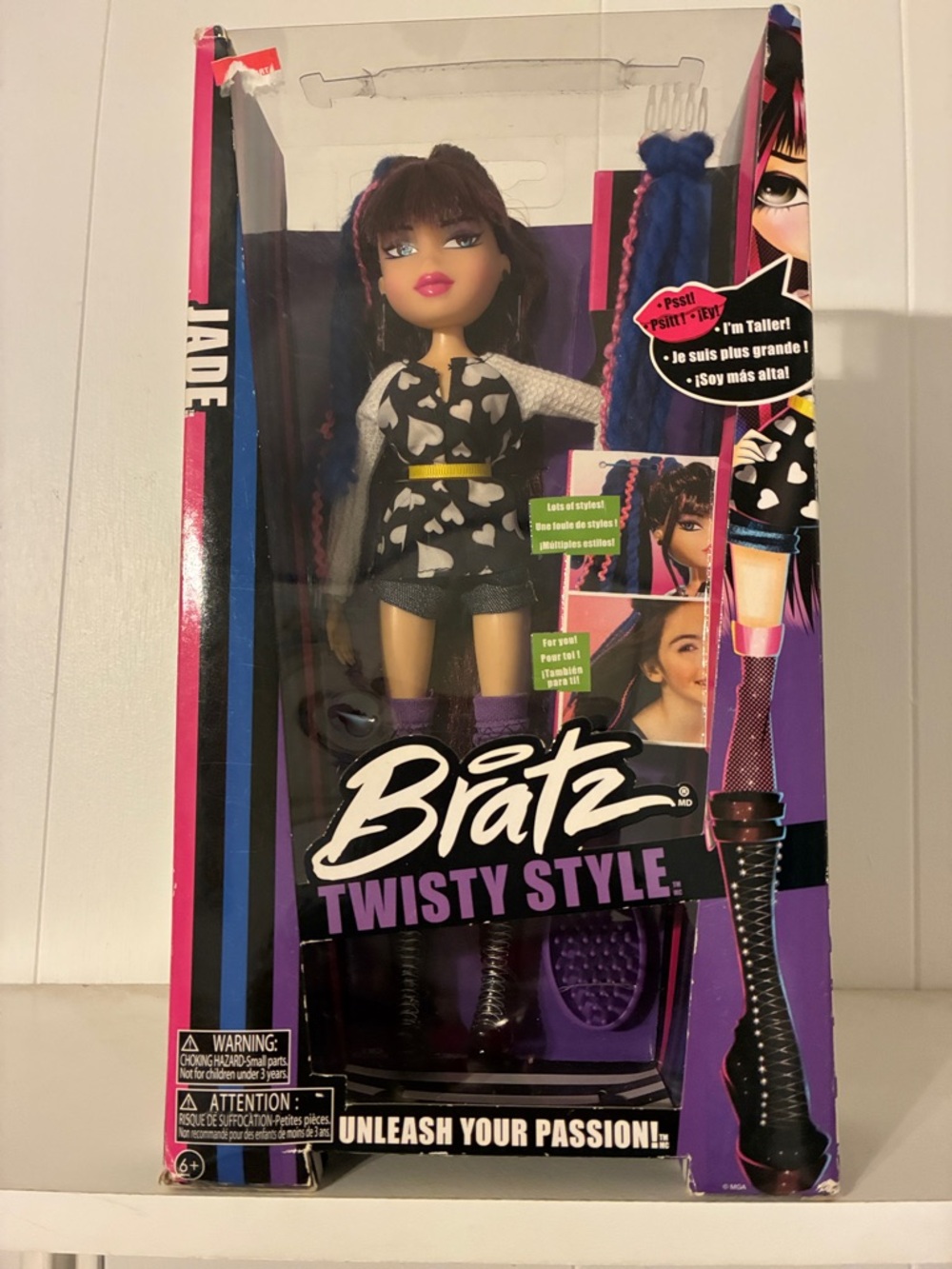 Twisty Style Kids Doll - Black & Purple Outfit